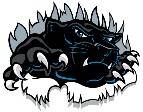 digital graphic of a black panther
